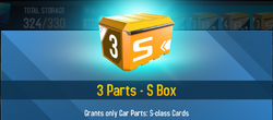 Box Parts S class
