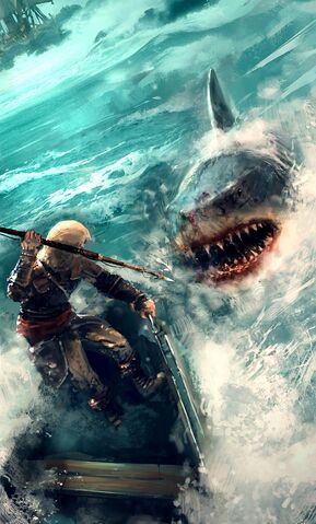 File:AC4 Shark Battle - Concept Art.jpg
