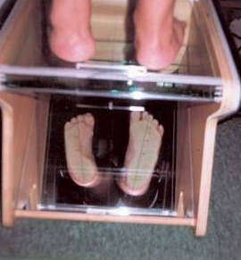 Photo Mixed Pattern Standing on Glass Box