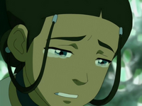 Katara tearing up
