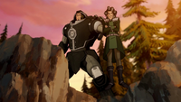 Baatar Jr. threatening Varrick