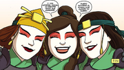 Ty Lee junto a las Guerreras Kyoshi.png