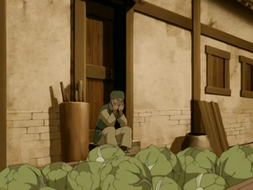 Cabbage merchant sobbing
