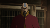 Tenzin scowling