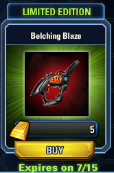 Limited Edition belching blaze