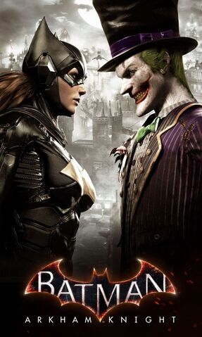File:Arkham Knight Batgirl vs Joker face-off poster.jpg