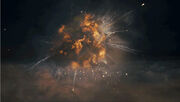 Antimatter bomb blows