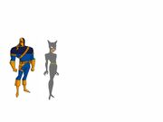 Catwoman and deathstroke design