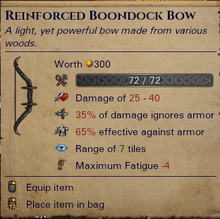 Reinforced Boondock Bow