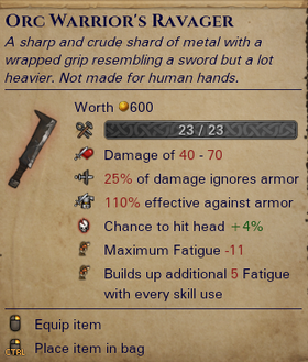 Orc Warrior's Revager