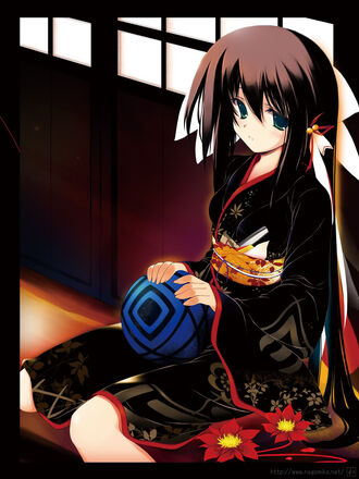 Sadden kimono girl