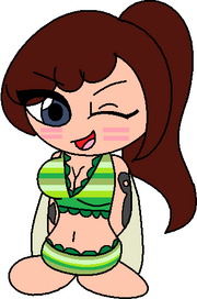 Marsha in her undies