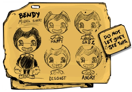 Image - Expressionsheet.png | Bendy and the Ink Machine Wiki | FANDOM ...
