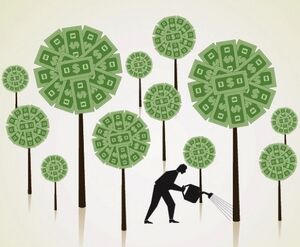 Money-tree-growing-startup