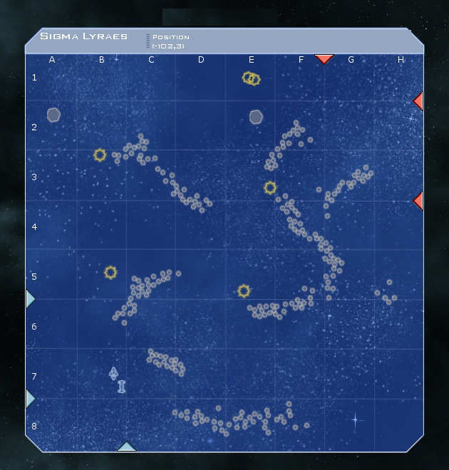 Sigma Lyraes System Map