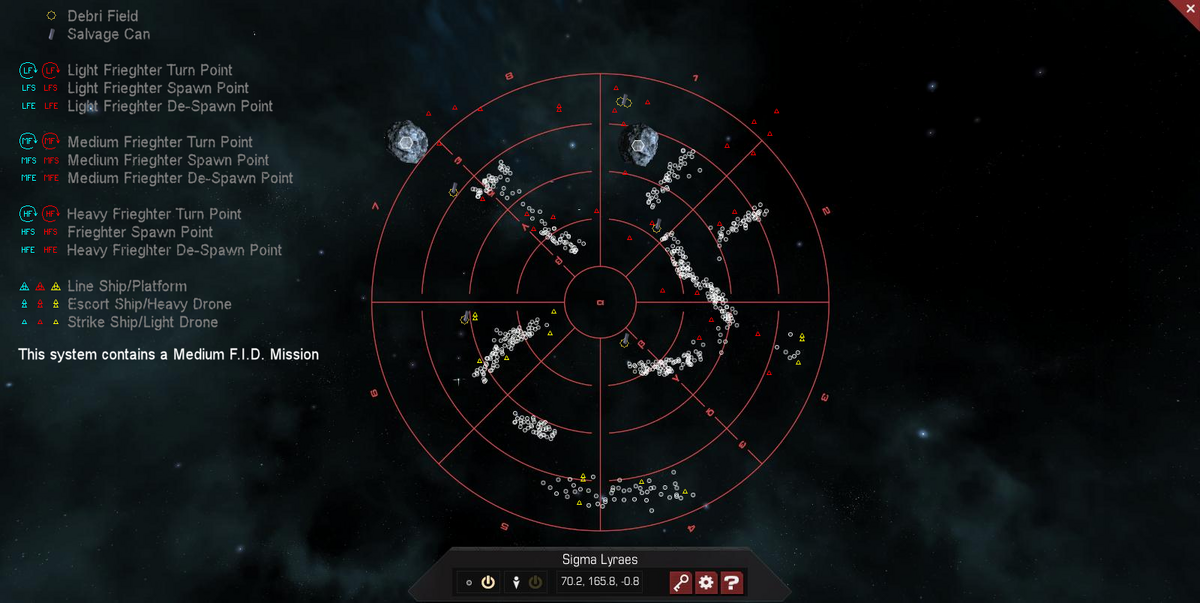 Sigma Lyraes 3D System Map