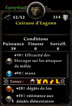 Cuirasse d'Eagonn