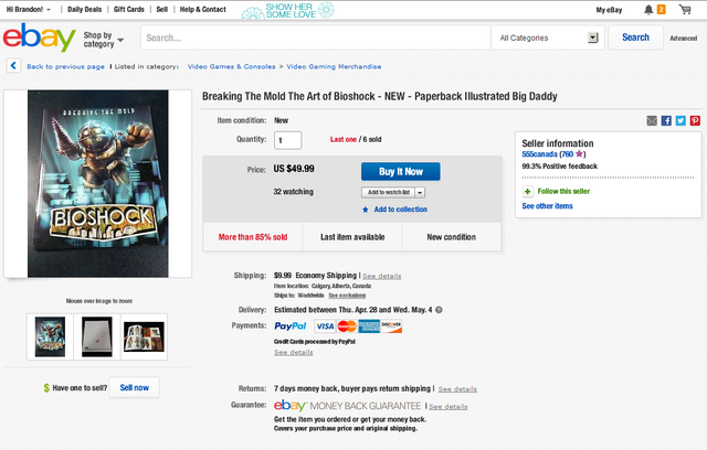File:Fake-BioShock-Breaking-the-Mold-Artbook-on-eBay-555canada-Auction.png