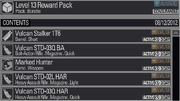 Level 13 reward pack