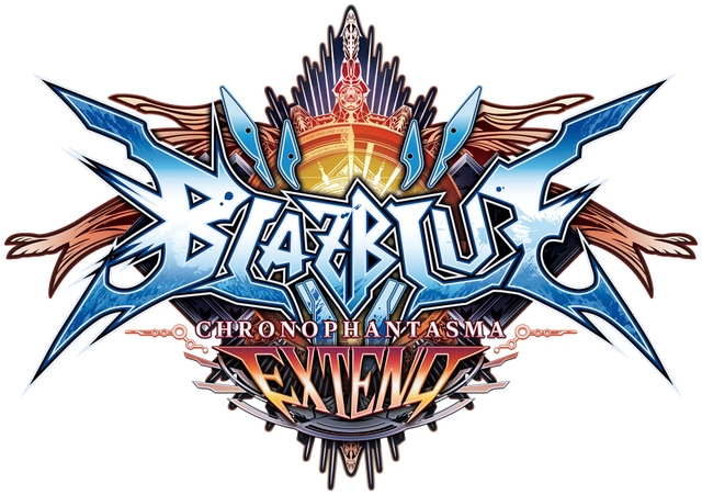 File:BlazBlue Chronophantasma Extend (Logo).png
