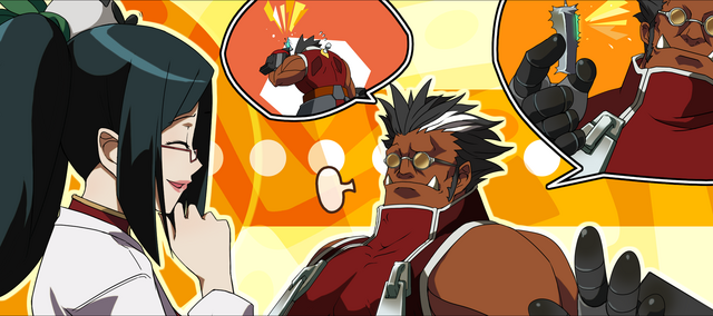File:Iron Tager (Calamity Trigger, Arcade Mode Illustration, 2, Type B).png