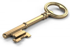 Brass-key