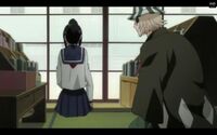 Karin comprando en la tienda de urahara.jpg