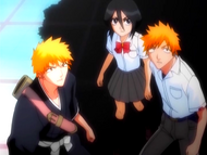 O14 Ichigo, Kon i Rukia.png