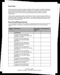 Request for proposal