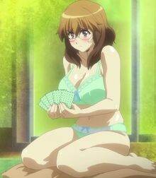 Mina playing poker
