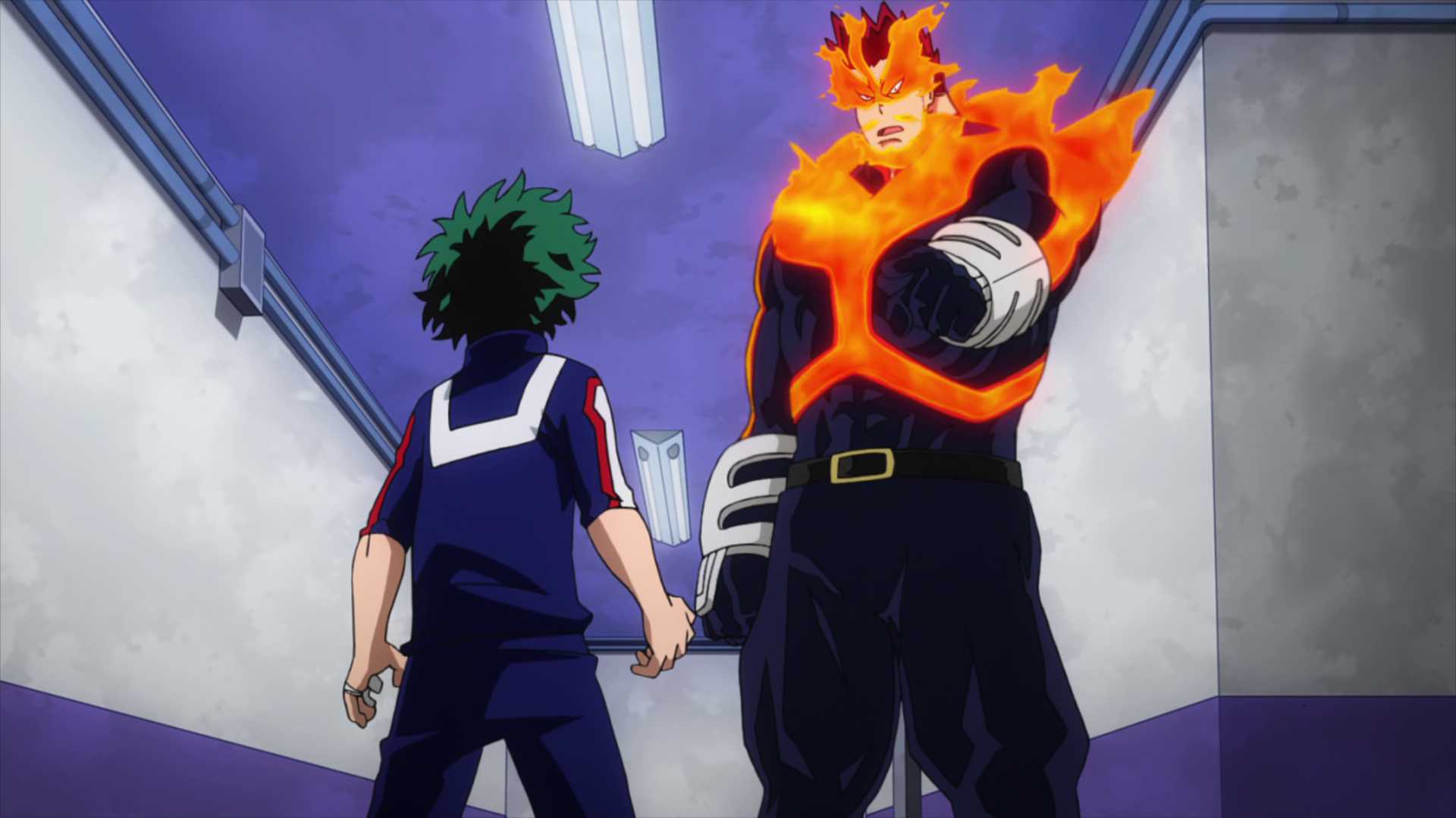 Image - Izuku and Endeavor.png  Boku no Hero Academia 