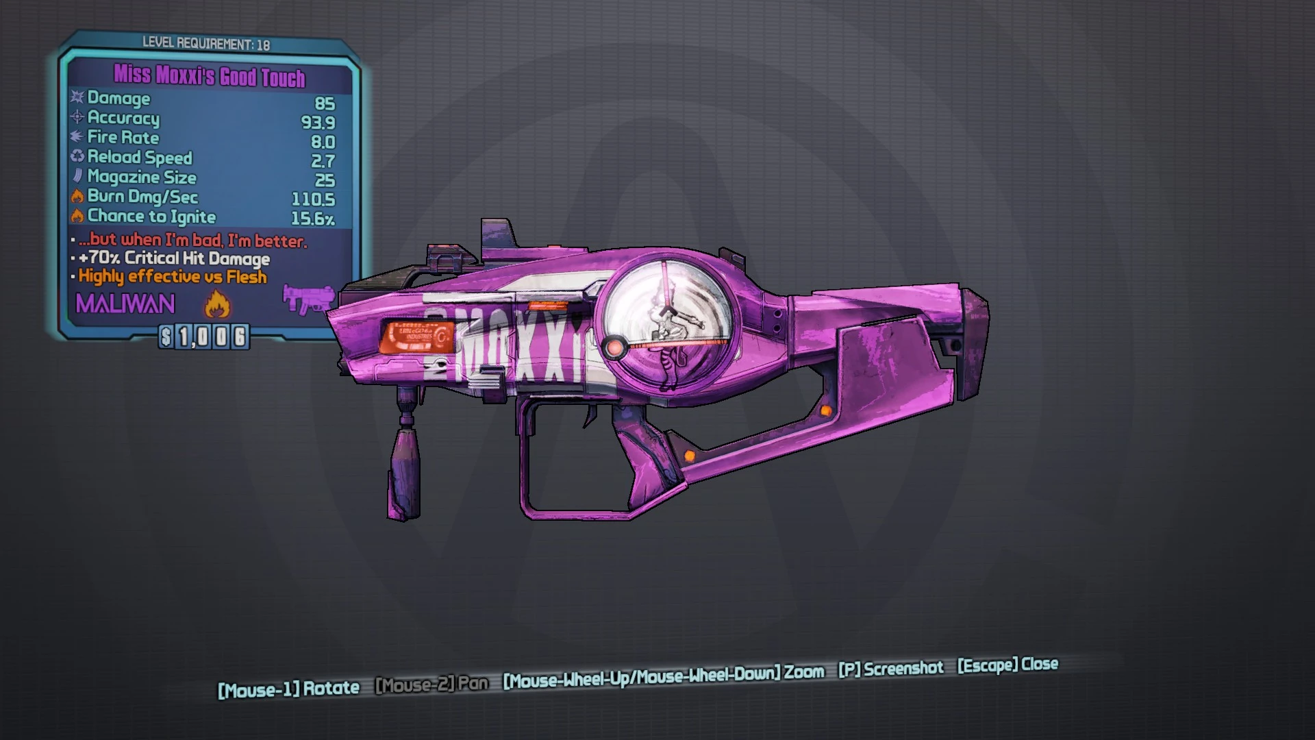 Good Touch Borderlands Wiki FANDOM powered by Wikia