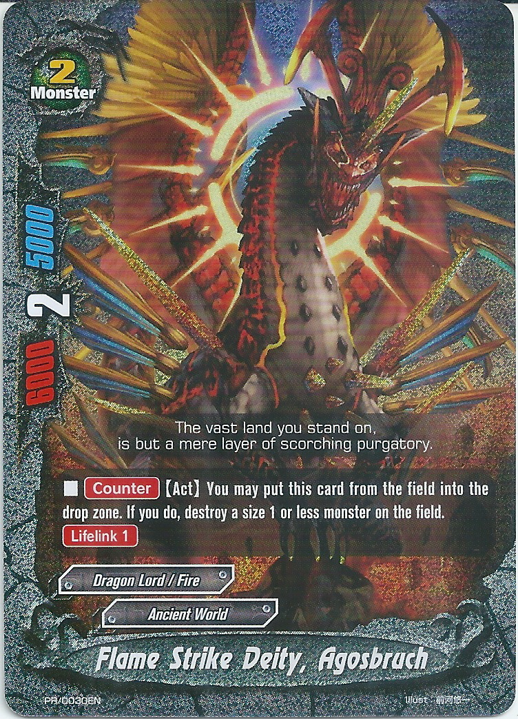 Lord Of Frenzied Flame Guide Flame Strike Deity, Agosbruch | Future Card Buddyfight Wiki | Fandom