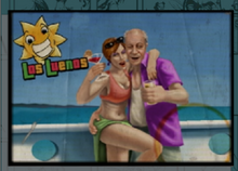 Mom and Stepfather Postcard