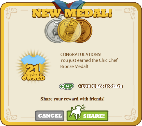 Chic Chef Bronze Medal