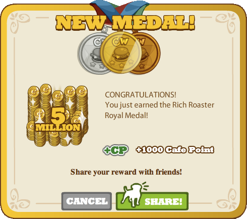 Rich Roaster Royal Medal