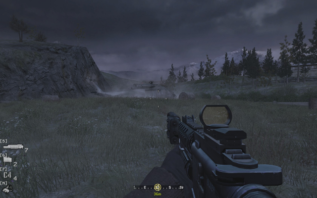File:Helicopter extraction and end point Blackout CoD4.png