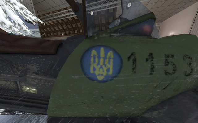 File:Ukrainian Tryzub on snowmobile.png