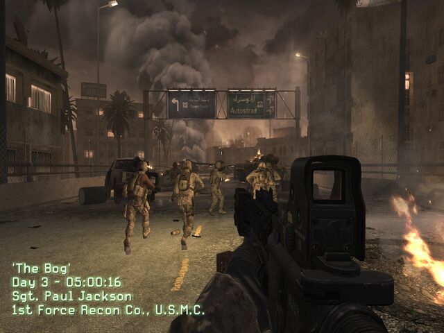File:Start point The Bog CoD4.jpg