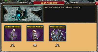 Undead Necrolis WarAcademy