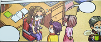 Emilia meeting Miss Miyuki