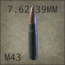 7.62x39mm M43