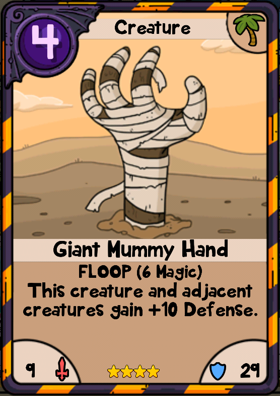 Giant Mummy Hand  Card Wars Wiki  FANDOM powered by Wikia