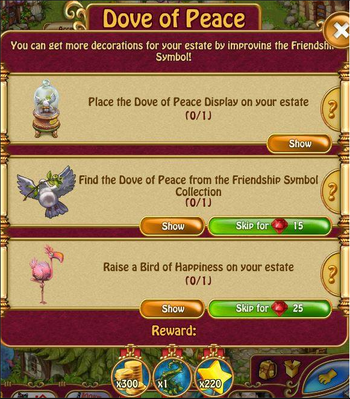 Dove of peace
