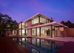 EvansHOUSE Minimalist Pink House bittonidesignstudio1