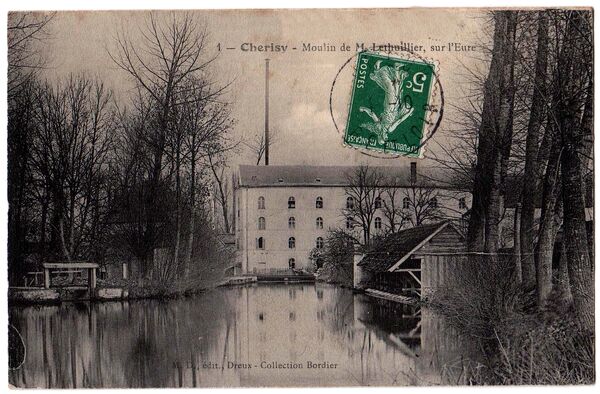 Cpa-cherisy-moulin-lethuillier