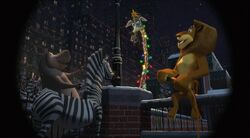 AlexMartyGloriaAndMelmanInAChristmasCaper