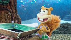Sandy in stop-motion