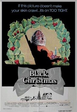 Black christmas movie poster