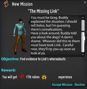 The Missing Link Mission
